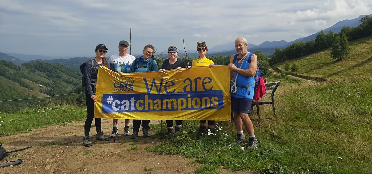 Charity challenge in Transylvania for UK Cat Protection Association