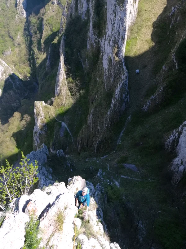 Multipitch in Turda Gorges 1