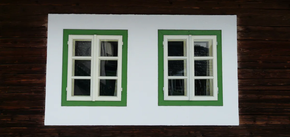 Traditional windows in Bucovina