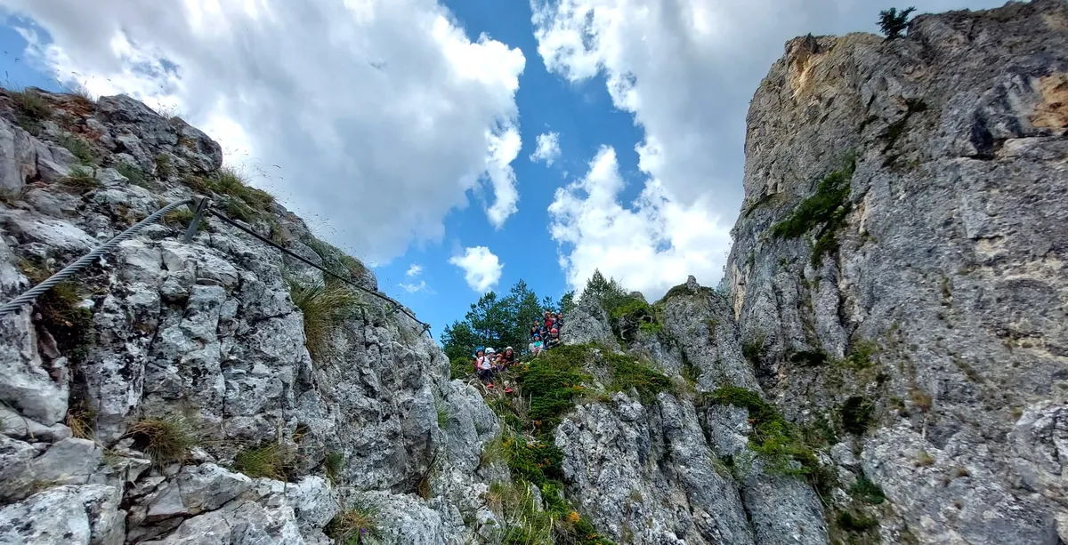 Via ferrata close to Bicaz Gorges