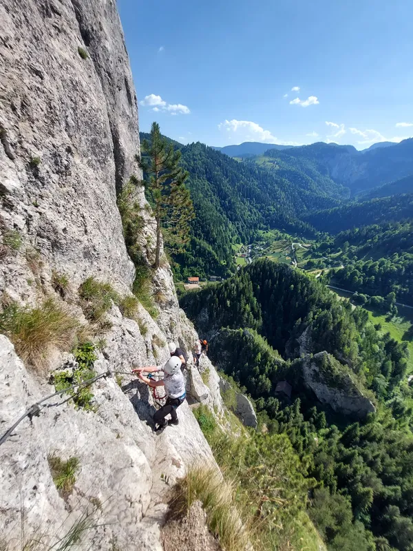 Via ferrata close to Bicaz Gorges