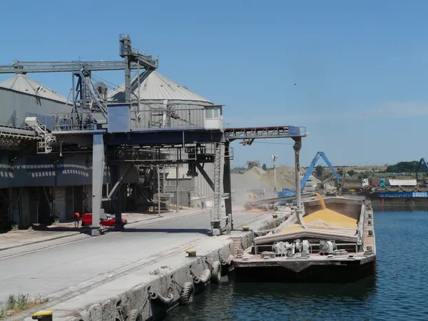 Visiting a cereal terminal in Constanta port